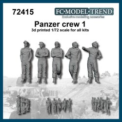 画像1: FC★MODEL[FC72415]1/72 ドイツ戦車兵セット1