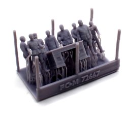 画像2: FC★MODEL[FC72667]1/72 WWII ドイツ 「地下壕指揮所」フィギュア&アクセサリーセット(8体入)