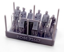 画像5: FC★MODEL[FC72667]1/72 WWII ドイツ 「地下壕指揮所」フィギュア&アクセサリーセット(8体入)