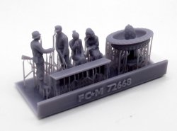 画像3: FC★MODEL[FC72668]1/72 WWII ドイツ 「庭園」フィギュア&アクセサリーセット(4体入)