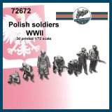 FC★MODEL[FC72672]1/72 WWII ポーランド軍歩兵セット(7体入)