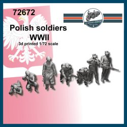 画像1: FC★MODEL[FC72672]1/72 WWII ポーランド軍歩兵セット(7体入)
