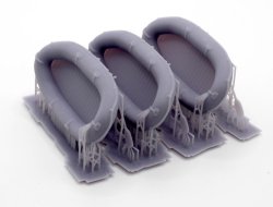 画像2: FC★MODEL[FC72677]1/72 WWII ドイツ 軍用ゴムボートセット(3個入)