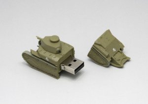画像1: ファインモールド[95001]八九式中戦車甲型 USBメモリ(1)（発見時／練習試合時） (1)