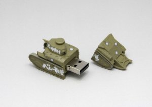 画像1: ファインモールド[95002]八九式中戦車甲型 USBメモリ(2)（親善試合時） (1)