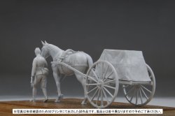 画像13: ファインモールド[FM60]1/35帝国陸軍 軍馬輸送隊セット 三九式輜重車 甲