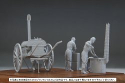 画像14: ファインモールド[FM61]1/35 帝国陸軍 野戦炊事セット 九七式沸水車