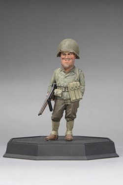 画像3: ファインモールド[FT02]1/12? スケール WWII アメリカ陸軍歩兵 ロジャース軍曹 ＆トンプソンM1A1