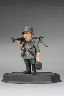 画像3: ファインモールド[FT06]1/12? スケール WWII ドイツ国防軍歩兵 マイヤー上等兵&MG 34機関銃