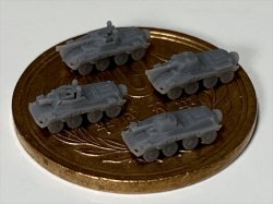 画像5: Fire Starter[FS-G12]1/700　ドイツ軍 Sdkfz234 8輪装甲車セット