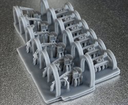 画像7: Fire Starter[FS-MUS13]1/700　現用米軍　油圧ショベル321C　セット