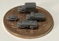 画像2: Fire Starter[FS-G2]1/700　ドイツ軍 燃料給油車、救護車両セット