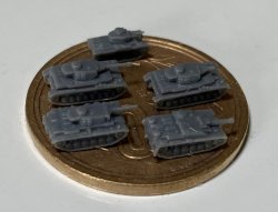 画像2: Fire Starter[FS-G3]1/700　ドイツ軍 戦車セット１　独ソ戦初期