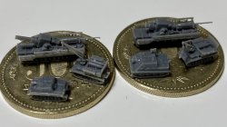 画像4: Fire Starter[FS-G6]1/700　ドイツ軍 戦車セット4　大口径砲車両