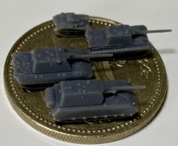 画像2: Fire Starter[FS-G7]1/700　ドイツ軍 戦車セット5　128ｍｍ