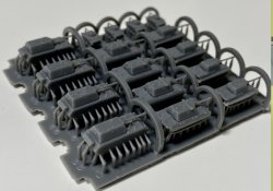 画像4: Fire Starter[FS-G7]1/700　ドイツ軍 戦車セット5　128ｍｍ