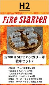 Fire Starter[FS-H2]1/700　ハンガリー軍　戦車セット2