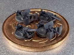画像5: Fire Starter[FS-JPN23]1/700　日本軍　火砲セット(6)　四五式二十四糎榴弾砲