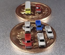 画像6: Fire Starter[FS-M17]1/700　アメリカンピックアップトラック セット