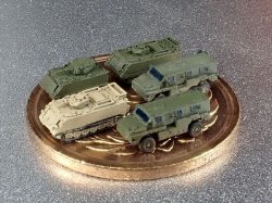 画像2: Fire Starter[FS-MAUS1]1/700　現用オーストラリア軍　戦闘車両セット1