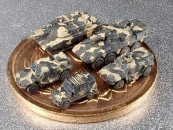 画像2: Fire Starter[FS-MAUS2]1/700　オーストラリア軍　戦闘車両セット2