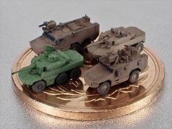 画像2: Fire Starter[FS-MF5]1/700　現用フランス軍　装輪装甲車両セット