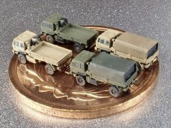 画像3: Fire Starter[FS-MUS22]1/700　現用米軍　M1078 TRUCK　セット