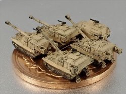 画像3: Fire Starter[FS-MUS27]1/700　現用米軍 M109A6パラディン&M992A2 セット