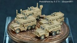 画像2: Fire Starter[FS-MUS9]1/700　現用米軍　クーガーMRAP 6x6セット