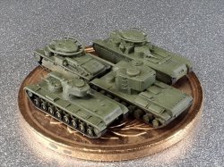画像3: Fire Starter[FS-R7]1/700　ロシア軍　HEAVY TANKセット