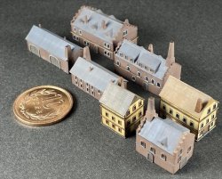 画像3: Fire Starter[FS-ST2]1/700　欧州建築物　中小工場、商店セット