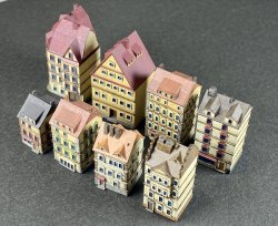 画像6: Fire Starter[FS-ST5]1/700　欧州建築物　高層住宅セット(1)