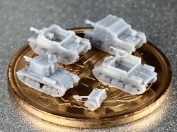 画像3: Fire Starter[FS-UK7]1/700　英軍 自走砲火砲セット　