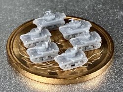 画像2: Fire Starter[FS-US14]1/700　米軍 軽戦車 セット