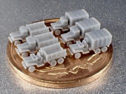 画像4: Fire Starter[FS-US2]1/700　米軍車両セット2 GMCトラック