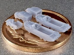 画像3: Fire Starter[FS-US3]1/700　米軍車両セット3 ダッジトラック,ダッジアンビュランス,DUKW