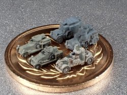 画像2: Fire Starter[FS-WW1_2]1/700　WW1 SET2　装甲車セット