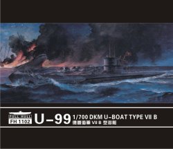 画像1: フライホーク[FLYFH1102]1/700 UボートTypeVIIB U-99(2隻)