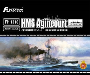 画像1: フライホーク[FLYFH1310]1/700 イギリス海軍エジンコート (1)