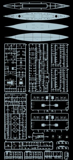 画像3: フライホーク[FLYFH1149]1/700 独海軍戦艦グナイゼナウ1940