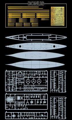 画像2: フライホーク[FLYFH1147S]1/700 戦艦シャルンホルスト1940豪華版