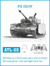 Friul Model[ATL-005]1/35 III号戦車 (H-K用)/IV号戦車 (F-J用)*