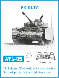 Friul Model[ATL-005]1/35 III号戦車 (H-K用)/IV号戦車 (F-J用)*