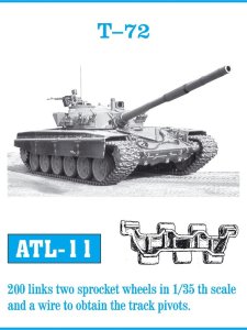 画像1: Friul Model[ATL-011]1/35 T 72 用* (1)