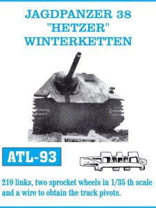 画像1: Friul Model[ATL-093]1/35 ヘッツァー　ヴィンターケッテン* (1)