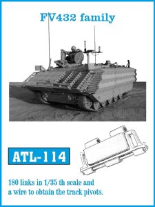 画像1: Friul Model[ATL-114]1/35 現用 イギリス FV432装甲兵員輸送車ファミリー用履帯 (1)