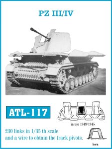 画像1: Friul Model[ATL-117]1/35 III/IV号戦車用 (1943-1945年)* (1)