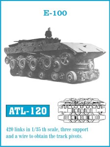 画像1: Friul Model[ATL-120]1/35 E-100/E-100 突撃砲用 (1)