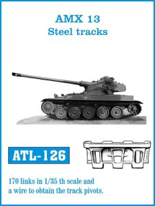 画像1: Friul Model[ATL-126]1/35 AMX-13　鋼製履帯* (1)