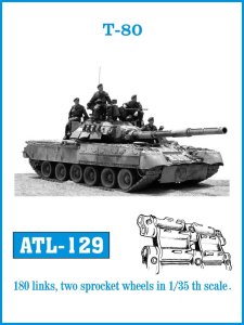 画像1: Friul Model[ATL-129]1/35 T-80用* (1)